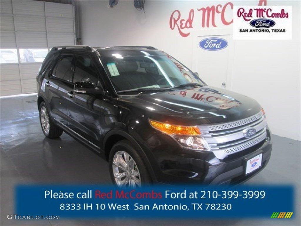 2015 Explorer XLT - Tuxedo Black / Charcoal Black photo #1