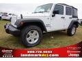 2015 Bright White Jeep Wrangler Unlimited Sport 4x4  photo #1