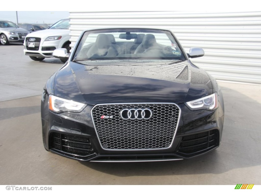 2013 RS 5 4.2 FSI quattro Coupe - Panther Black Crystal / Black Fine Nappa Leather/Rock Gray Stitching photo #6