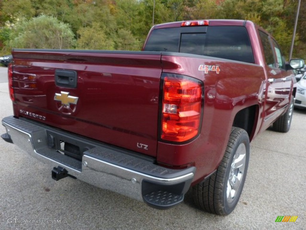 2015 Silverado 1500 LTZ Crew Cab 4x4 - Deep Ruby Metallic / Cocoa/Dune photo #5