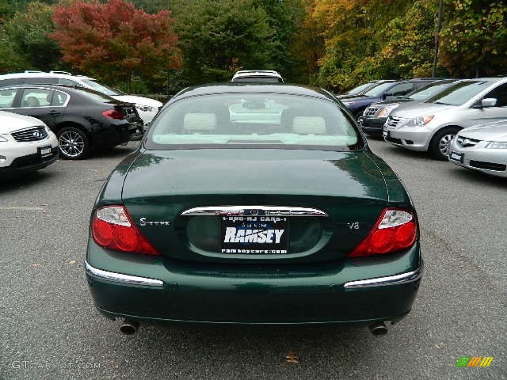 2003 S-Type 4.2 - Jaguar Racing Green / Sand photo #3