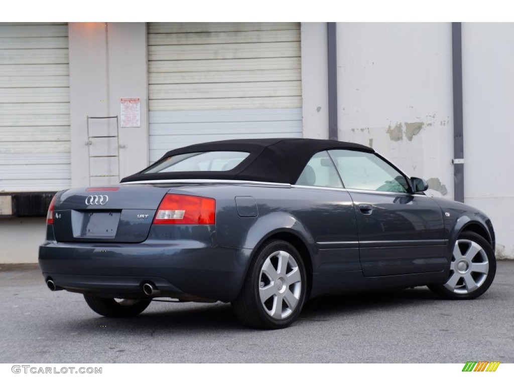 2005 A4 1.8T Cabriolet - Dolphin Grey Metallic / Platinum photo #6