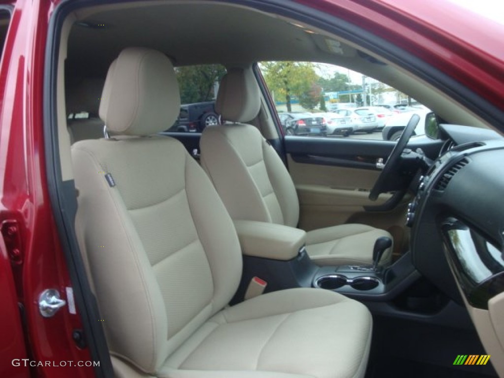 2011 Sorento LX - Spicy Red / Beige photo #18