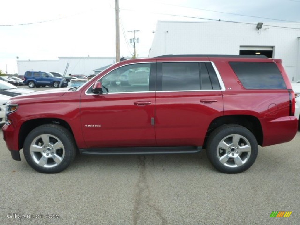 2015 Tahoe LT 4WD - Crystal Red Tintcoat / Cocoa/Dune photo #2