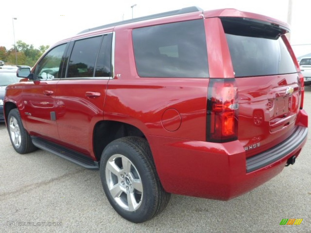 2015 Tahoe LT 4WD - Crystal Red Tintcoat / Cocoa/Dune photo #3