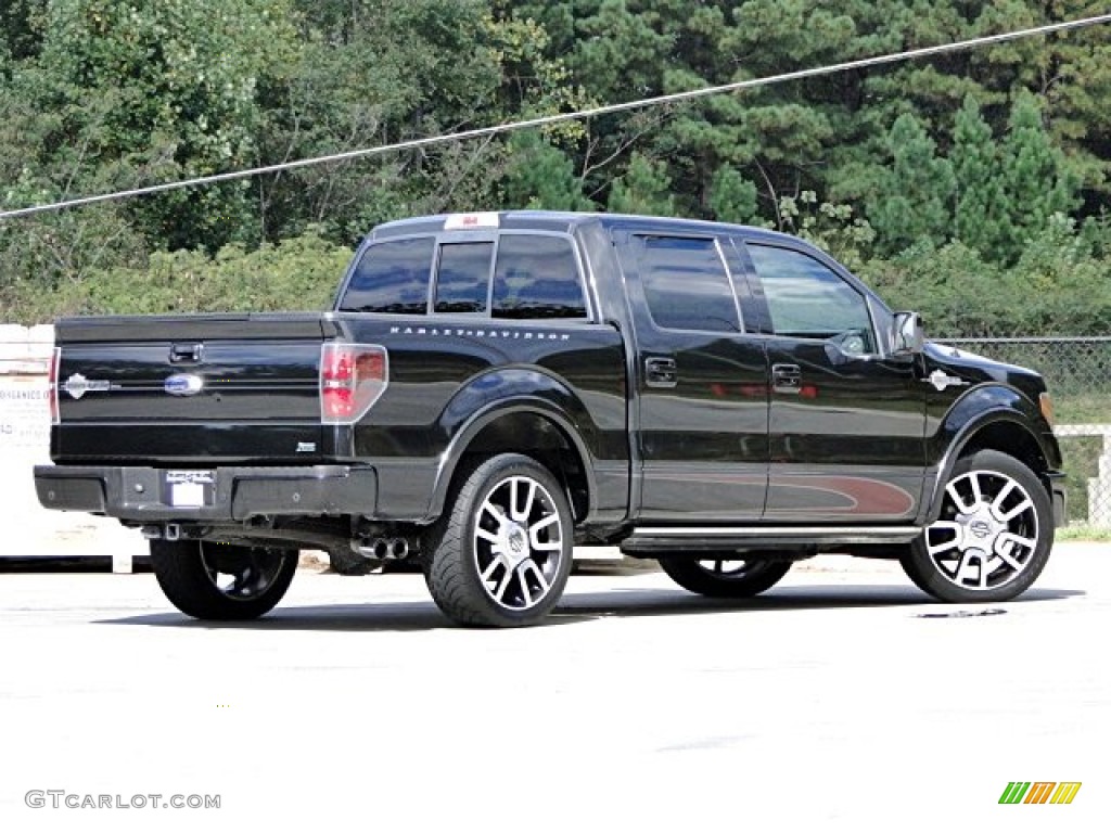 2010 F150 Harley-Davidson SuperCrew - Tuxedo Black / Harley Davidson Lava Red/Black photo #2