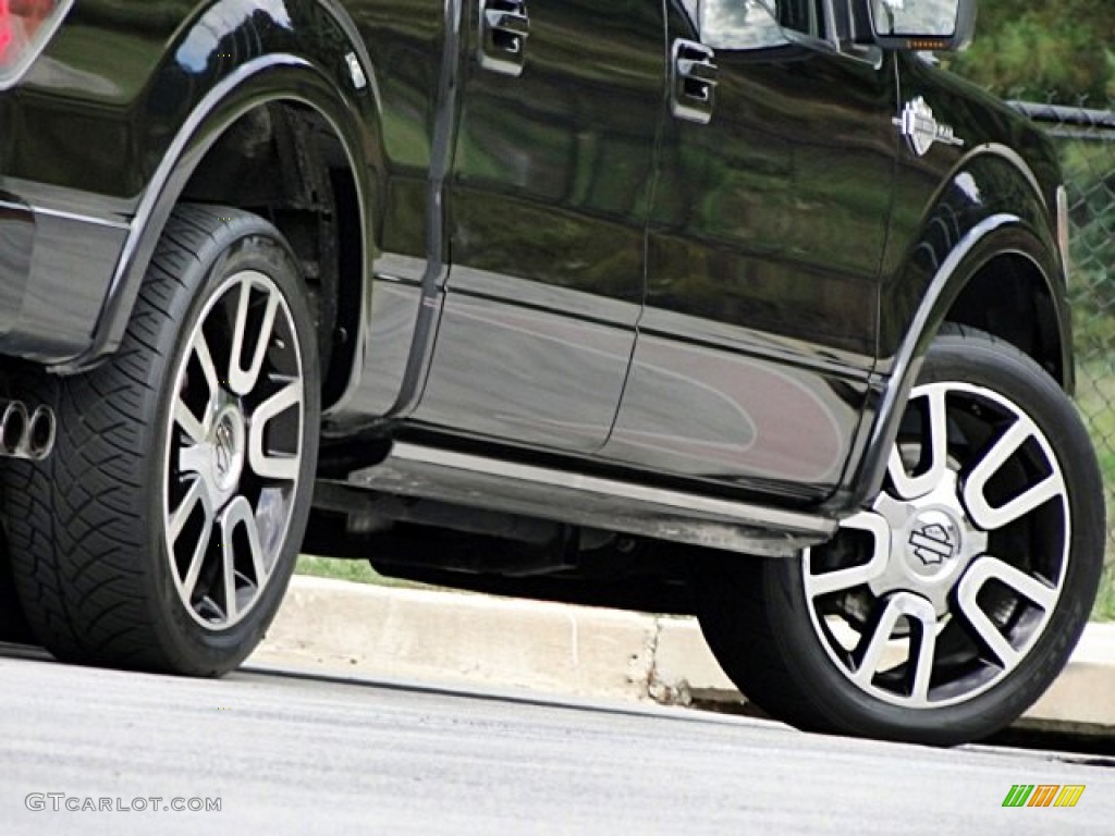 2010 F150 Harley-Davidson SuperCrew - Tuxedo Black / Harley Davidson Lava Red/Black photo #11