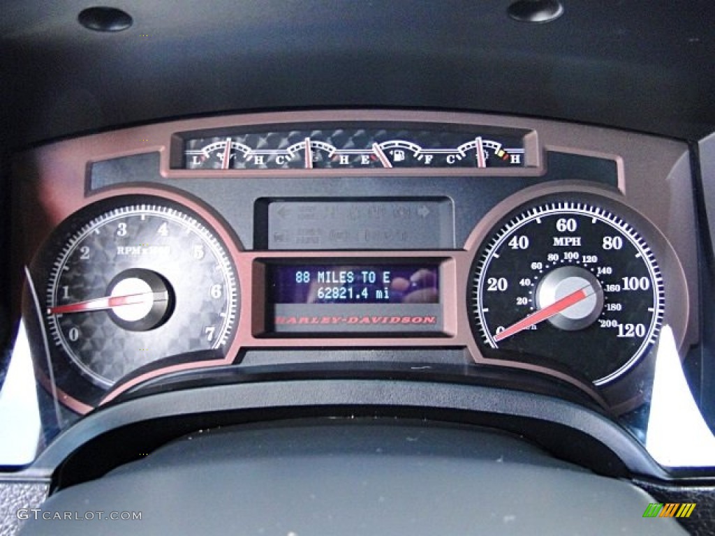 2010 F150 Harley-Davidson SuperCrew - Tuxedo Black / Harley Davidson Lava Red/Black photo #12