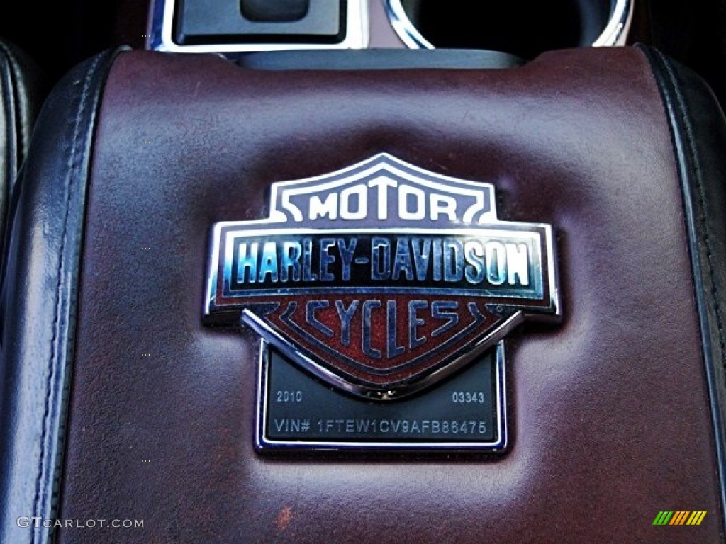 2010 F150 Harley-Davidson SuperCrew - Tuxedo Black / Harley Davidson Lava Red/Black photo #20