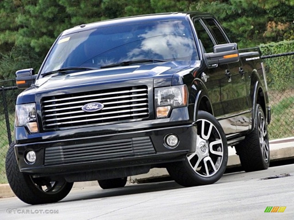 2010 F150 Harley-Davidson SuperCrew - Tuxedo Black / Harley Davidson Lava Red/Black photo #29