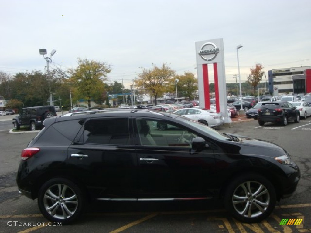 2011 Murano LE AWD - Super Black / Beige photo #4