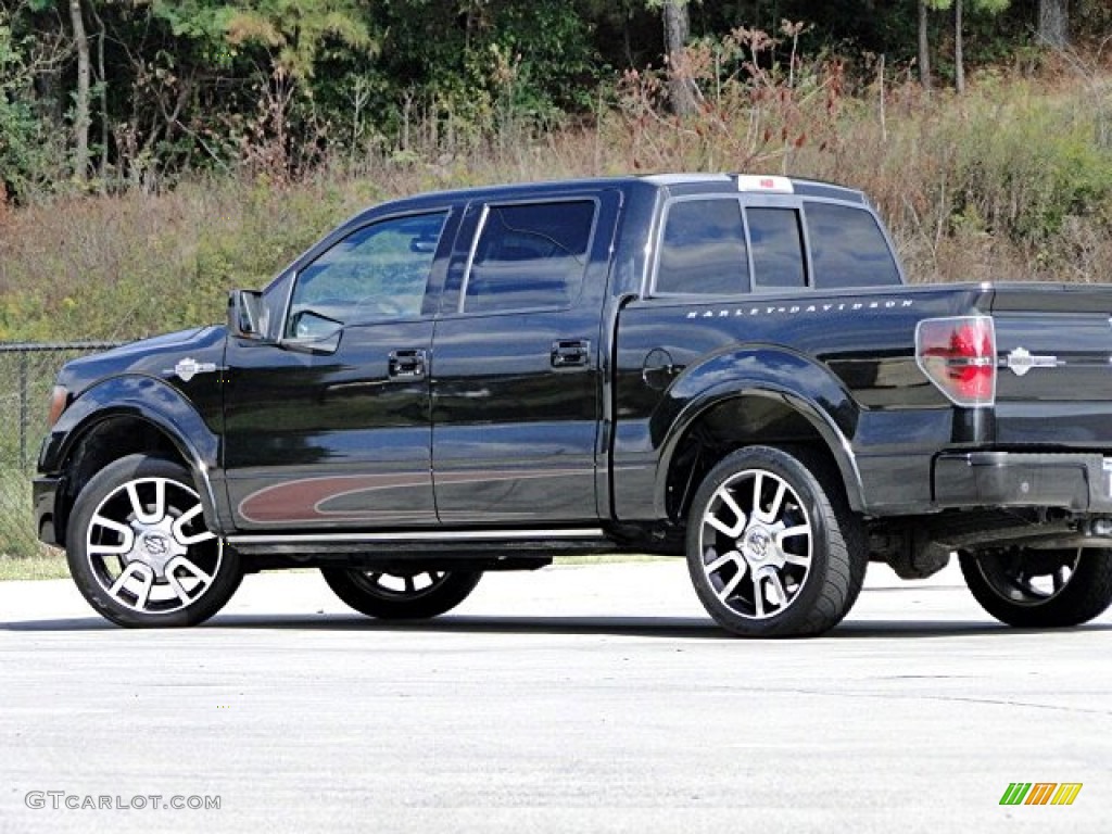 2010 F150 Harley-Davidson SuperCrew - Tuxedo Black / Harley Davidson Lava Red/Black photo #38