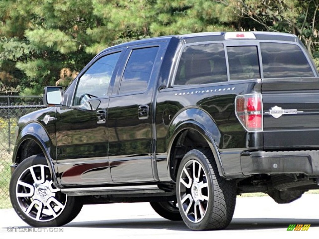 2010 F150 Harley-Davidson SuperCrew - Tuxedo Black / Harley Davidson Lava Red/Black photo #41