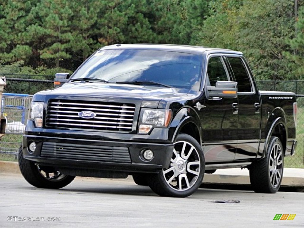 2010 F150 Harley-Davidson SuperCrew - Tuxedo Black / Harley Davidson Lava Red/Black photo #43