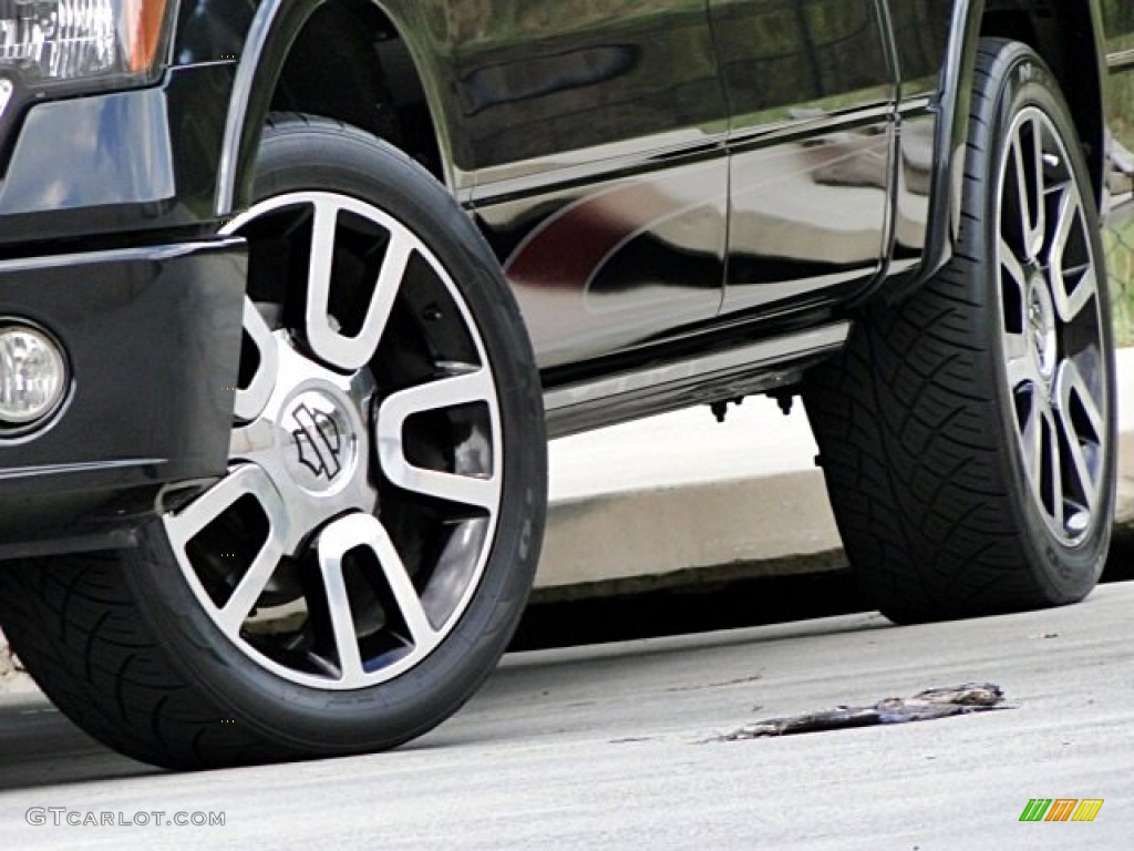 2010 F150 Harley-Davidson SuperCrew - Tuxedo Black / Harley Davidson Lava Red/Black photo #44