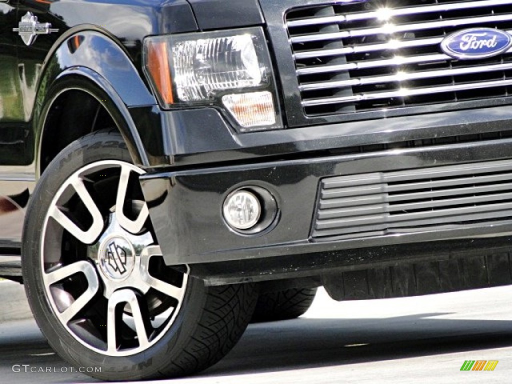 2010 F150 Harley-Davidson SuperCrew - Tuxedo Black / Harley Davidson Lava Red/Black photo #56