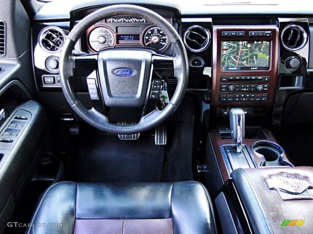 2010 F150 Harley-Davidson SuperCrew - Tuxedo Black / Harley Davidson Lava Red/Black photo #62