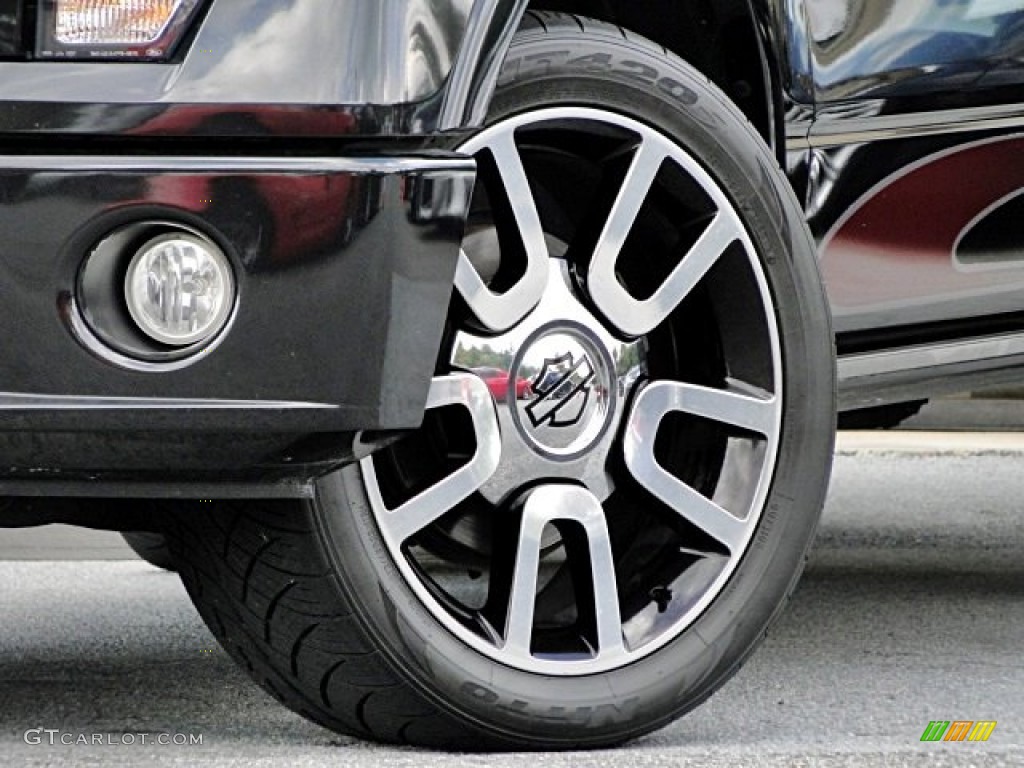 2010 F150 Harley-Davidson SuperCrew - Tuxedo Black / Harley Davidson Lava Red/Black photo #74