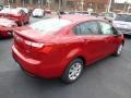 2015 Signal Red Kia Rio 5-Door LX  photo #8