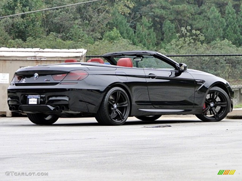 2013 M6 Convertible - Black Sapphire Metallic / Sakhir Orange photo #2