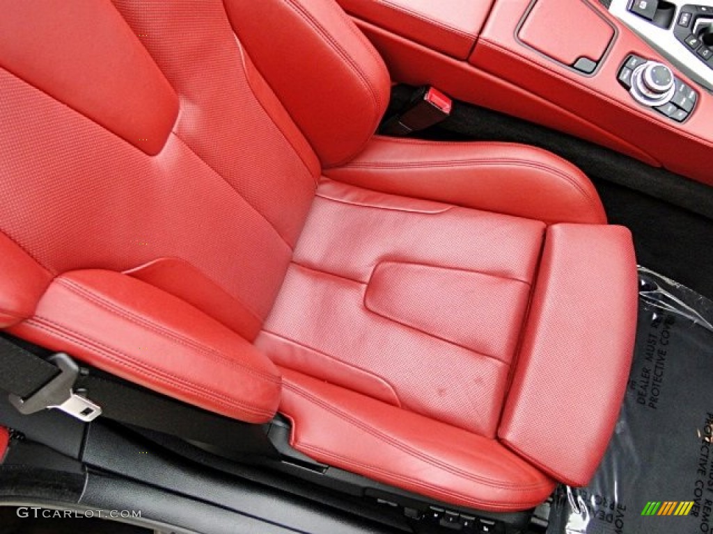 2013 M6 Convertible - Black Sapphire Metallic / Sakhir Orange photo #11