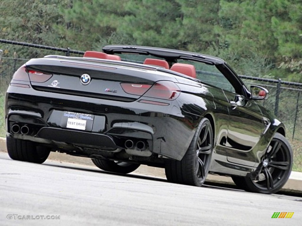 2013 M6 Convertible - Black Sapphire Metallic / Sakhir Orange photo #32