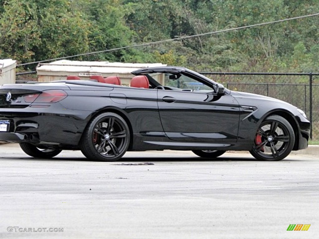 2013 M6 Convertible - Black Sapphire Metallic / Sakhir Orange photo #34
