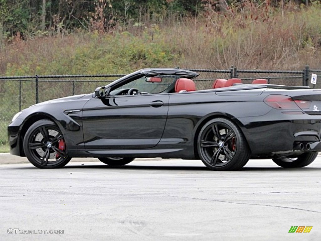 2013 M6 Convertible - Black Sapphire Metallic / Sakhir Orange photo #42