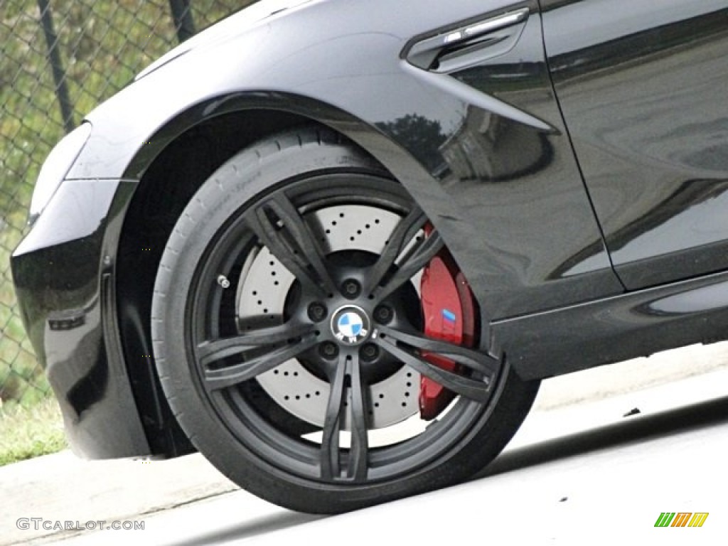 2013 M6 Convertible - Black Sapphire Metallic / Sakhir Orange photo #43