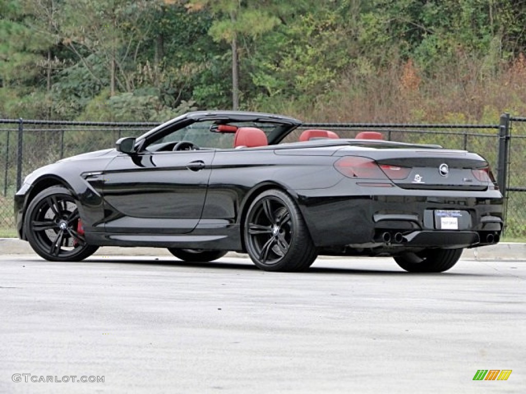 2013 M6 Convertible - Black Sapphire Metallic / Sakhir Orange photo #45