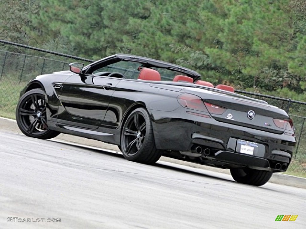 2013 M6 Convertible - Black Sapphire Metallic / Sakhir Orange photo #47