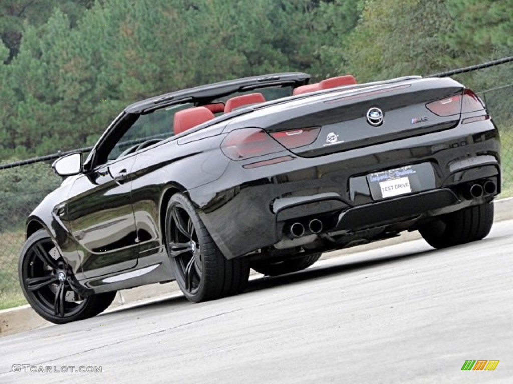 2013 M6 Convertible - Black Sapphire Metallic / Sakhir Orange photo #48