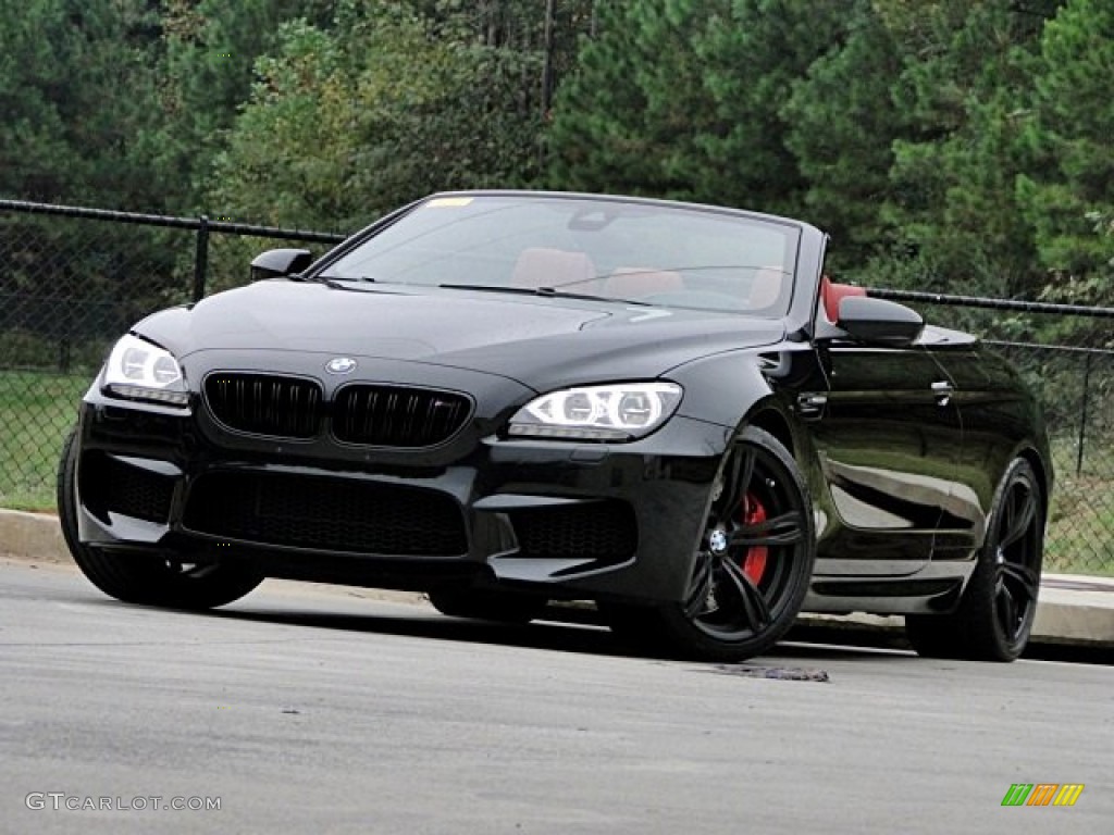 2013 M6 Convertible - Black Sapphire Metallic / Sakhir Orange photo #54