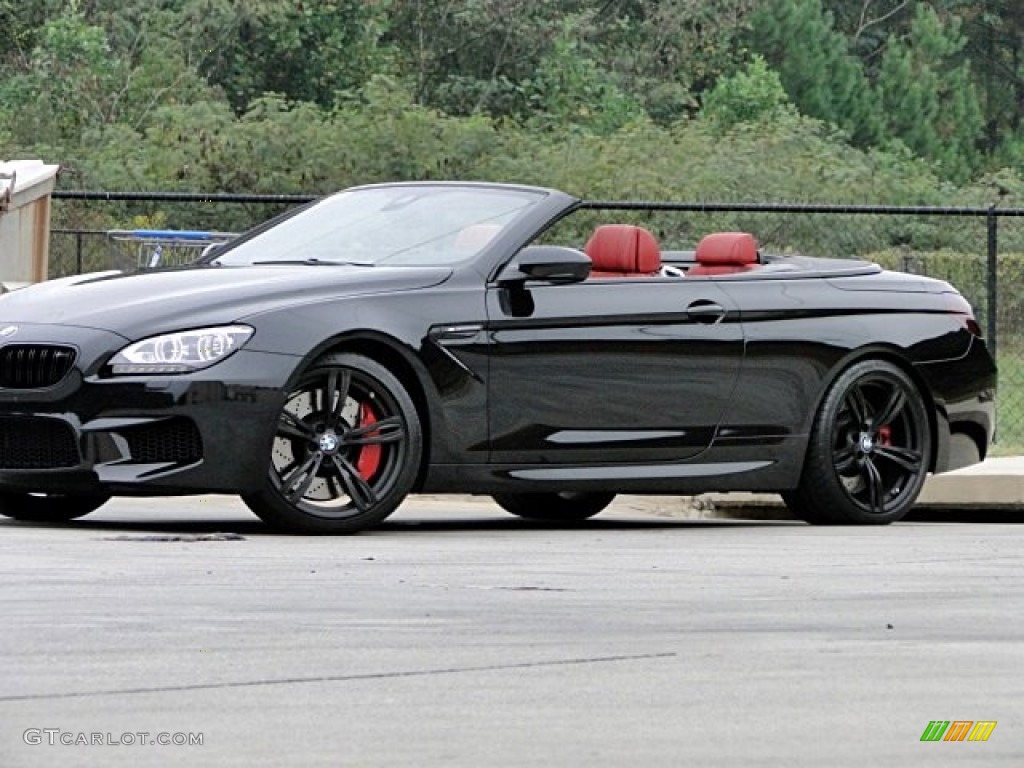 2013 M6 Convertible - Black Sapphire Metallic / Sakhir Orange photo #60