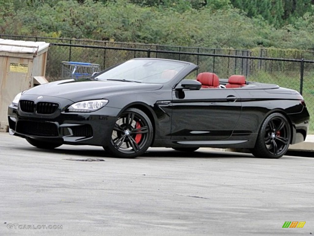 2013 M6 Convertible - Black Sapphire Metallic / Sakhir Orange photo #62
