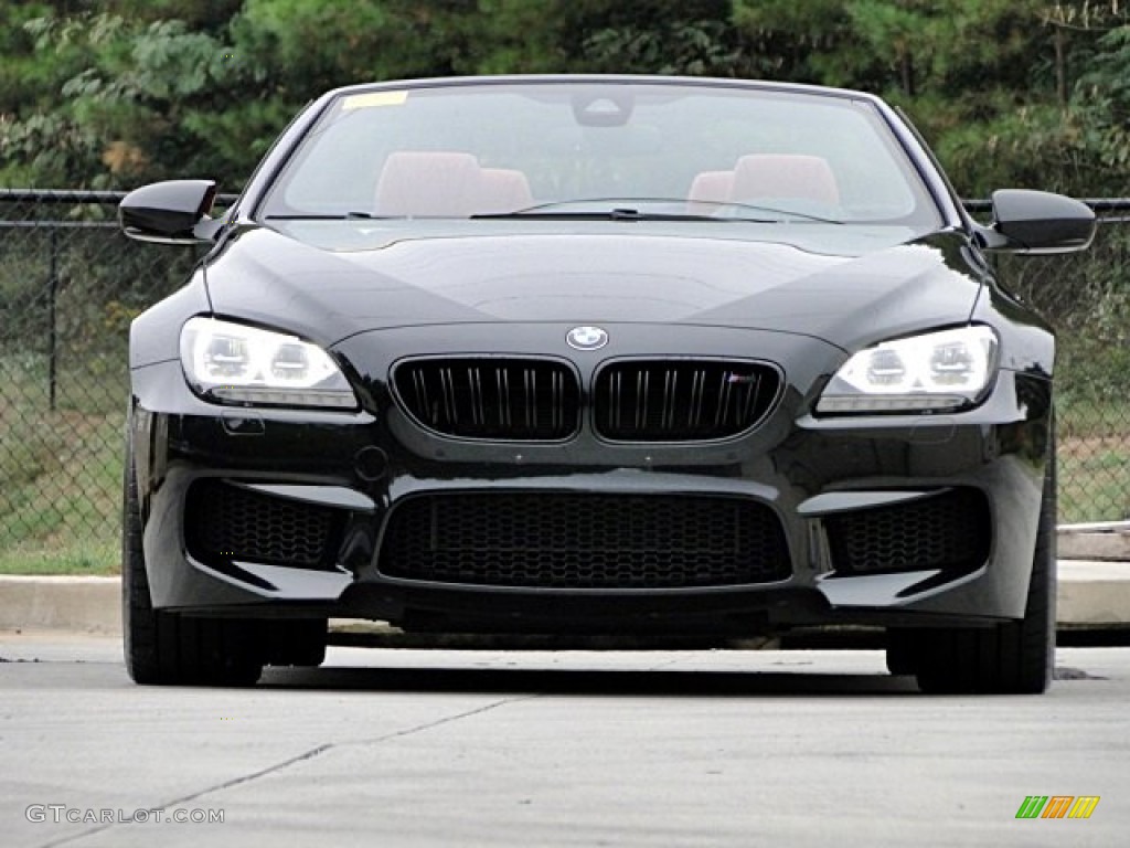 2013 M6 Convertible - Black Sapphire Metallic / Sakhir Orange photo #63