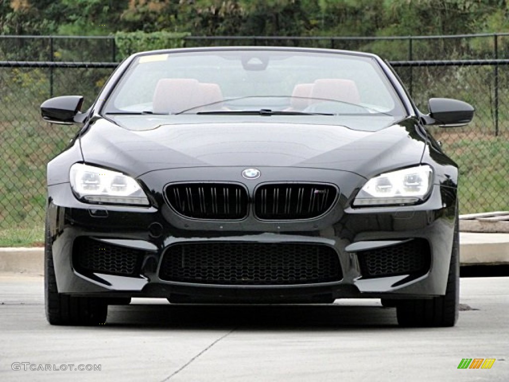 2013 M6 Convertible - Black Sapphire Metallic / Sakhir Orange photo #64