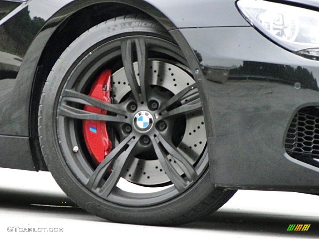 2013 M6 Convertible - Black Sapphire Metallic / Sakhir Orange photo #69