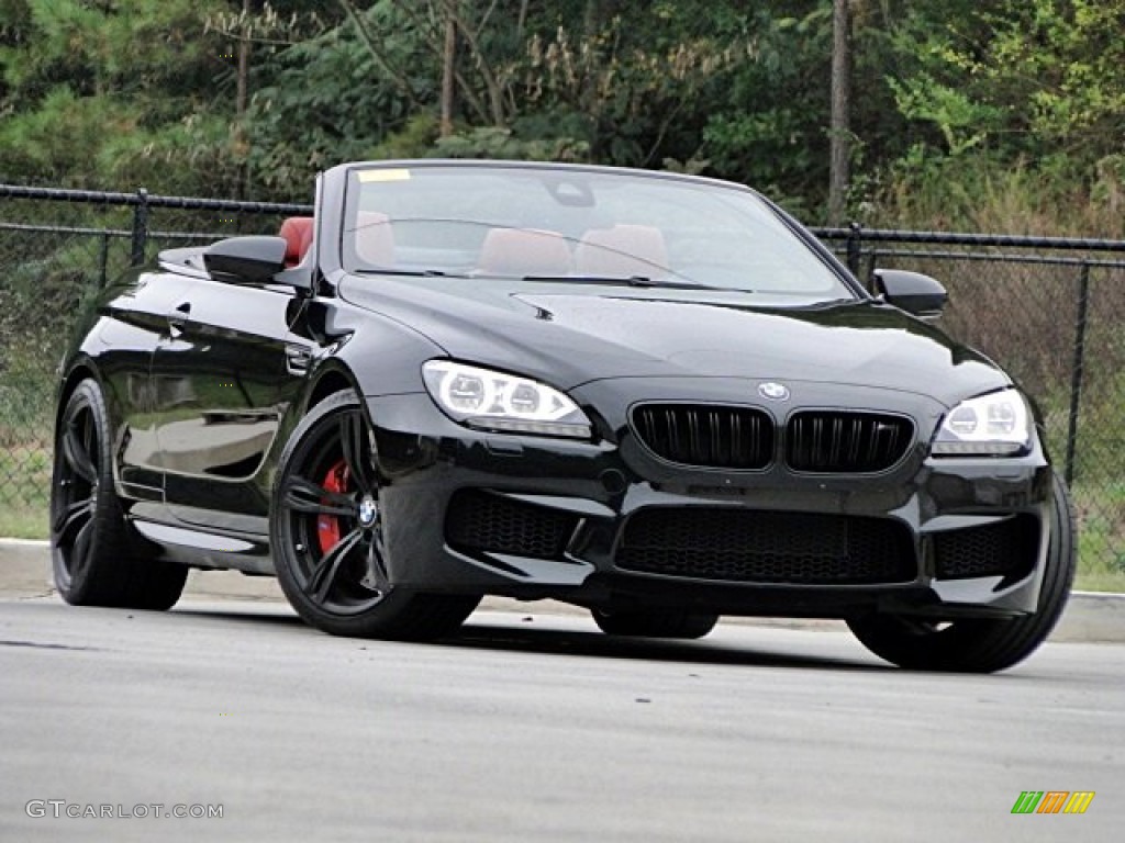 2013 M6 Convertible - Black Sapphire Metallic / Sakhir Orange photo #74