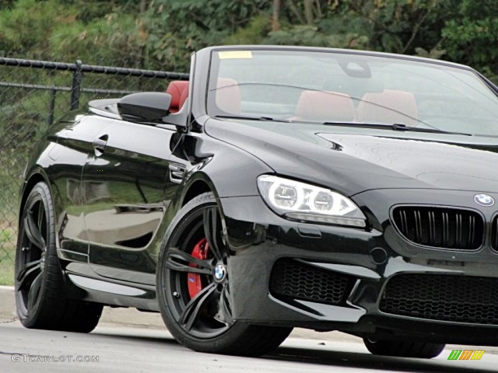 2013 M6 Convertible - Black Sapphire Metallic / Sakhir Orange photo #75