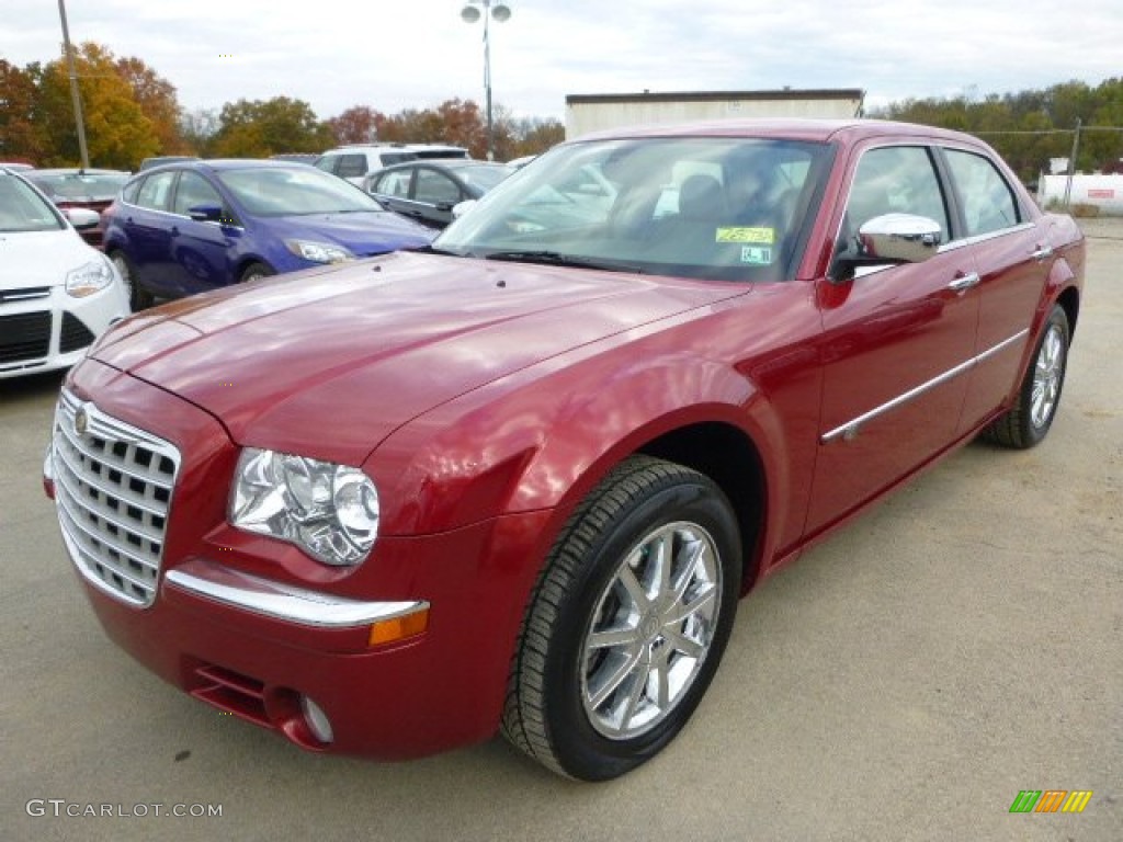 Inferno Red Crystal Pearl 2008 Chrysler 300 C HEMI AWD Exterior Photo #98172324