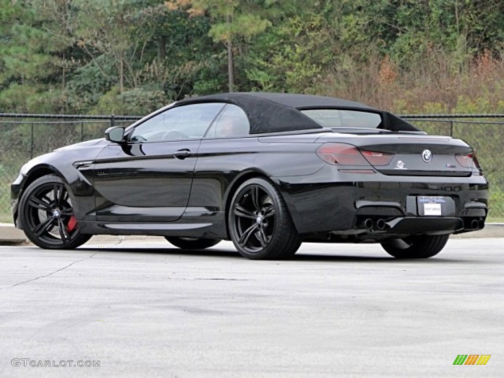 2013 M6 Convertible - Black Sapphire Metallic / Sakhir Orange photo #99