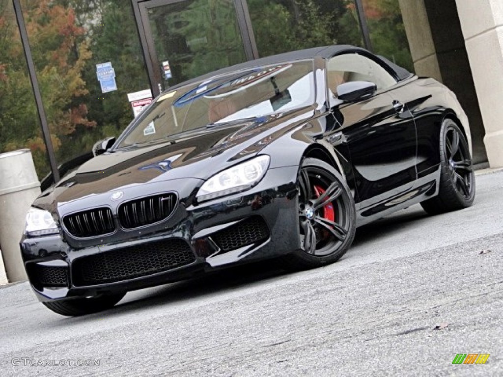 2013 M6 Convertible - Black Sapphire Metallic / Sakhir Orange photo #101