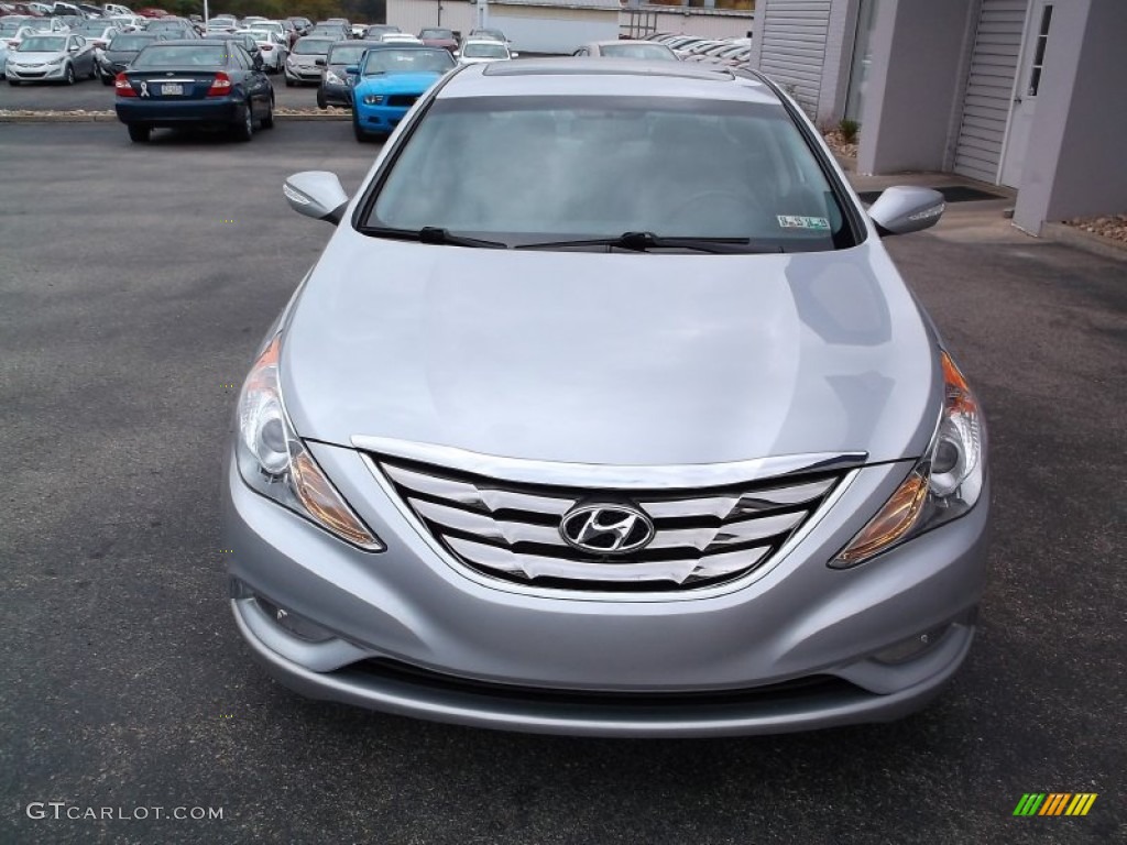 2011 Sonata Limited - Radiant Silver / Gray photo #5