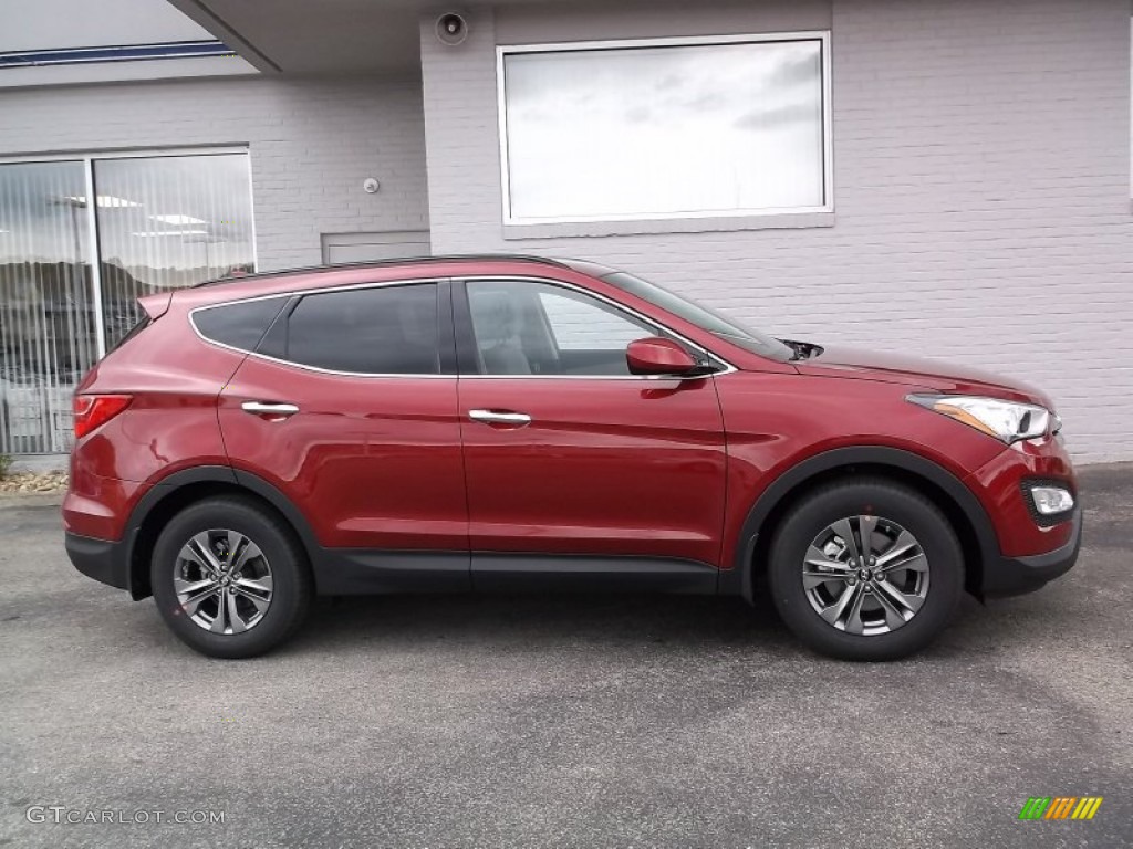 Serrano Red 2015 Hyundai Santa Fe Sport 2.4 AWD Exterior Photo #98176086