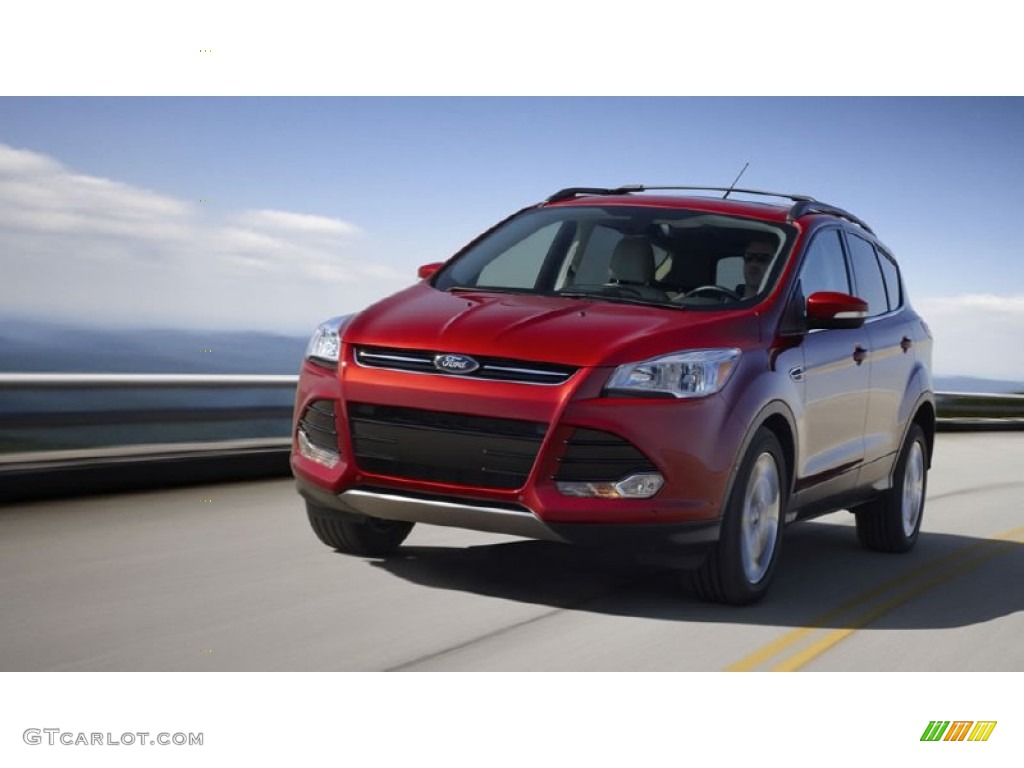 2014 Escape SE 2.0L EcoBoost 4WD - Ruby Red / Charcoal Black photo #16
