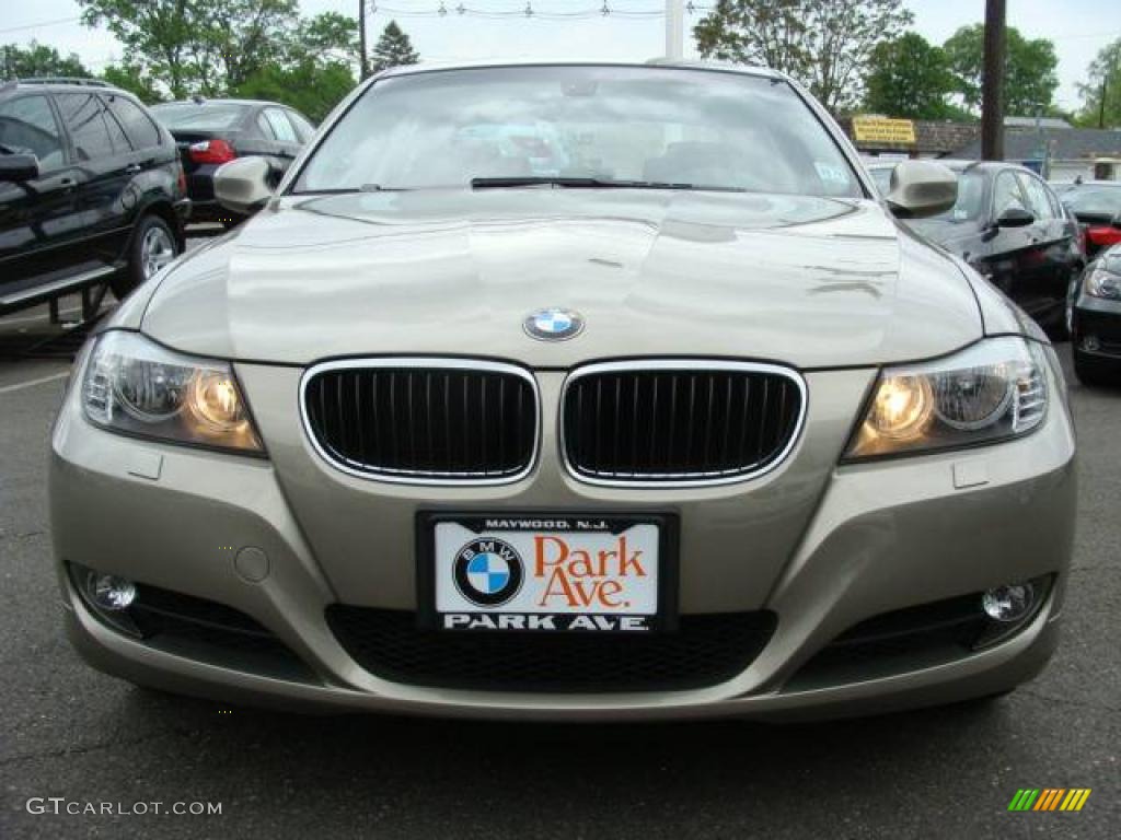 2009 3 Series 328xi Sedan - Platinum Bronze Metallic / Chestnut Brown Dakota Leather photo #3