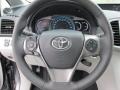 2015 Toyota Venza Light Gray Interior Steering Wheel Photo