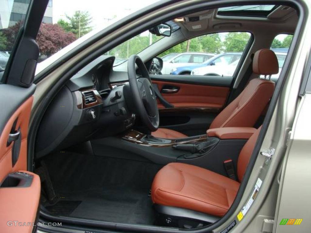 2009 3 Series 328xi Sedan - Platinum Bronze Metallic / Chestnut Brown Dakota Leather photo #10