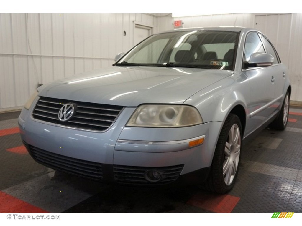 2005 Passat GLX Sedan - Blue Silver Metallic / Beige photo #3